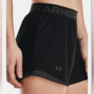 Under Armour Play Up 2.0 Shorts women L 1362517 women's large black gray